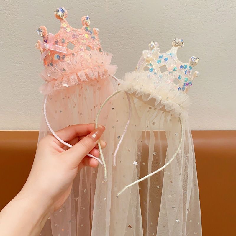 Glitter Tablecloth - Повязки на голову с короной принцессы