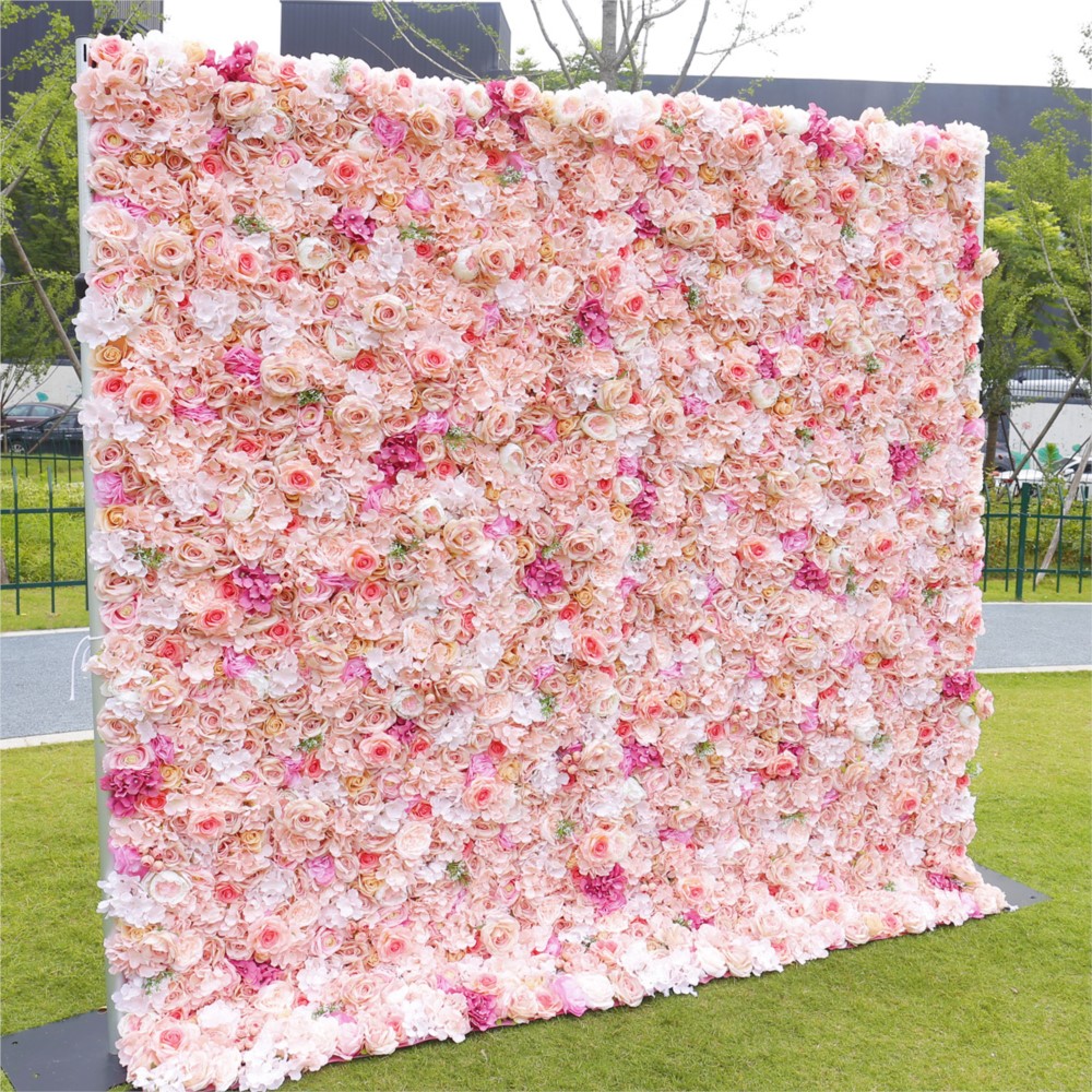 Uflower Розовая роза и гортенз – обзор и цена Flower Wall Panel